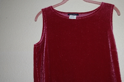+MBADG #5-102  "Boston Proper Rose Velvet Tank"