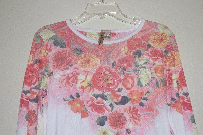 +MBADG #5-224  "Susan Lawrence Fancy Embelished Floral T"