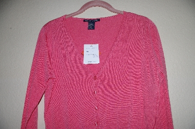 +MBADG #5-178  "Boston Proper Pink Knit Cardigan"