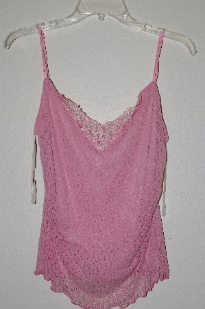 +MBADG #5-229  "Speechless Fancy Pink Lace Camisole"
