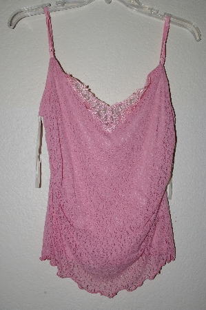 +MBADG #5-229  "Speechless Fancy Pink Lace Camisole"