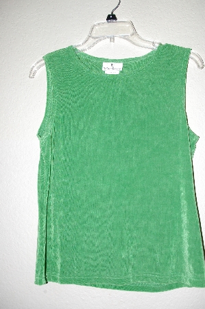 +MBADG #9-115 "The Travel Collection Lime Green Knit Tank"