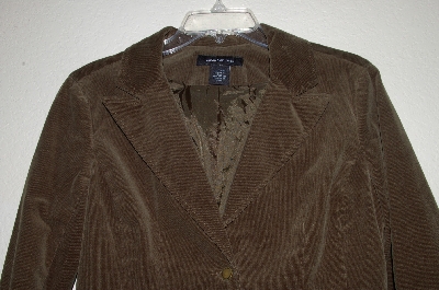 +MBADG #9-229  "Calvin Klein Jeans Dark Green Fancy Corduroy Blazer"