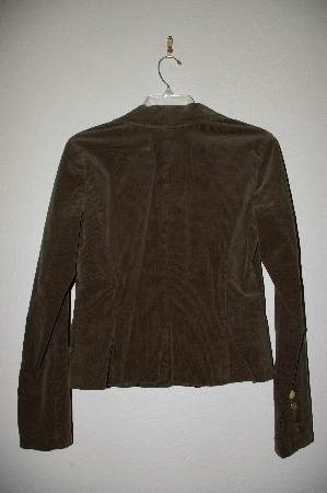 +MBADG #9-229  "Calvin Klein Jeans Dark Green Fancy Corduroy Blazer"