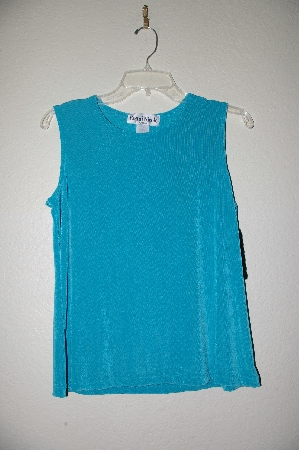 +MBADG #9-271  "Ronni Nicole Turquoise Blue Stretch Tank"