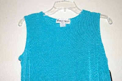 +MBADG #9-271  "Ronni Nicole Turquoise Blue Stretch Tank"