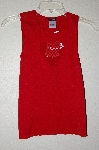 +MBADG #18-069  "Guess Jeans Fancy Red Heart Tank"