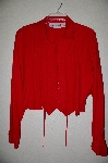 +MBADG #18-074  " Adobe Rose Fancy Red Button Front Shirt"