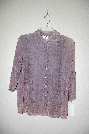+MBADG #18-084  "Clio Fancy Snake Skin Print Stretch Top"