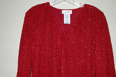 +MBADG #18-148  "Chadwicks Fancy Red Beaded Top"