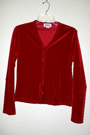 +MBADG #18-154  "MOA Fancy Red Velvet Cardigan"