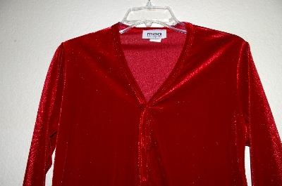 +MBADG #18-154  "MOA Fancy Red Velvet Cardigan"
