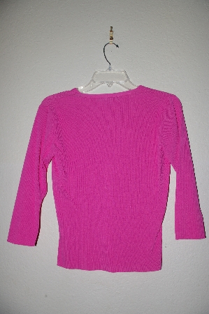 +MBADG #18-206  "C'est City Pink One Of A Kind Hand Beaded Cardigan"