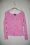 +MBADG #18-316  "Boston Proper Fancy Pink Knit Zipper Front Top"
