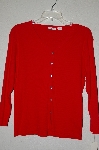 +MBADG #18-278  "Designer Red Button Front Light Weight Cardigan"