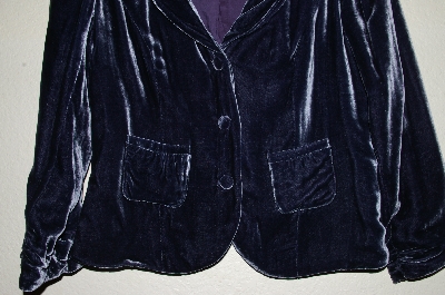 +MBADG #18-266  "Odille Fancy Blue Velvet Jacket"