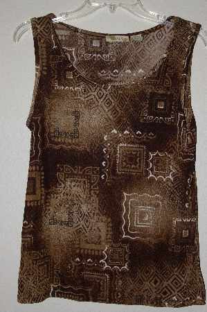 +MBADG #52-363  "Islander Fancy Brown Stretch Tank"