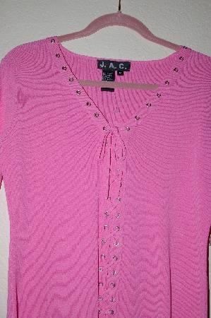 +MBADG #52-169  "J.A.C. Fancy Pink Tie Front Top"