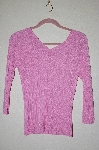 +MBADG #52-078  "Chadwicks Pink Stretch Knit Sweater"