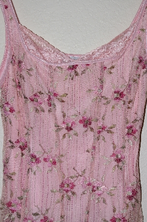 +MBADG #52-464  "Sylvie & Mado Fancy Pink Lace Tank"
