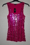 +MBADG #31-023  "Express Fancy Pink Sequined Tank"