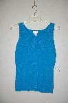 +MBADG #31-157  "Pierre Cardin Blue Knit Tank"
