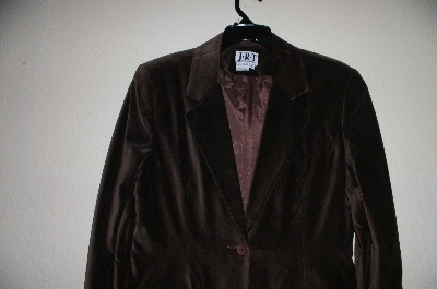 +MBADG #31-146  "J.R.T Brown Velvet Blazer"
