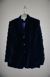 +MBADG #31-183  "Jessica Holbrook Navy Velveteen Blazer"