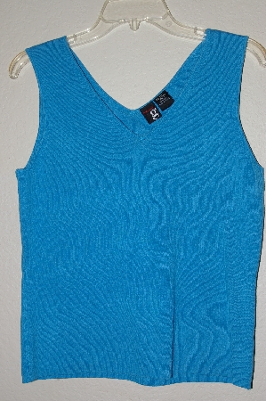 +MBADG #31-180  "Essential G Blue Knit Tank"