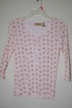 +MBADG #31-313  "Route 66 Floral Stretch Snap Front Top"