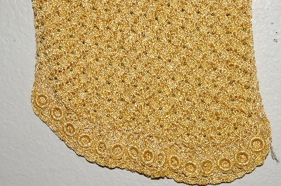 +MBADG #31-299 "Fancy Designer Crochet Tank With Gold Beads"