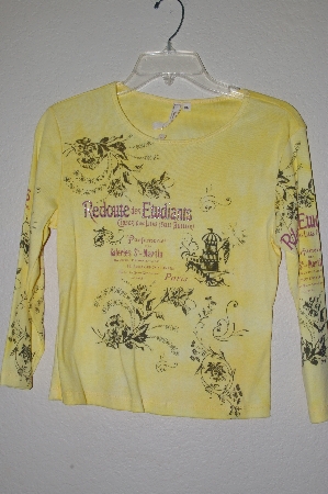 +MBADG #31-288  "Susan Lawrence Fancy Yellow T With Rhinestones"