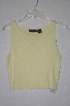 +MBADG #31-265  "Jaime Scott Light Yellow Knit Short Tank"