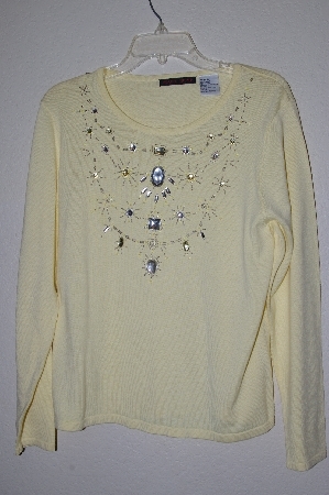 +MBADG #31-261  "Blaine Trump Fancy Beaded Sweater"