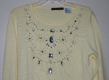 +MBADG #31-261  "Blaine Trump Fancy Beaded Sweater"