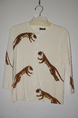 +MBADG #31-349  "Elizabeth New Your Fancy Big Cat Cardigan"