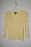 +MBADG #31-339  "Cable & Gauge Yellow Button Front Cardigan"