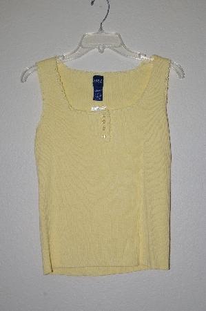 +MBADG #31-336   "Basic Edition Fancy Yellow Knit Tank"