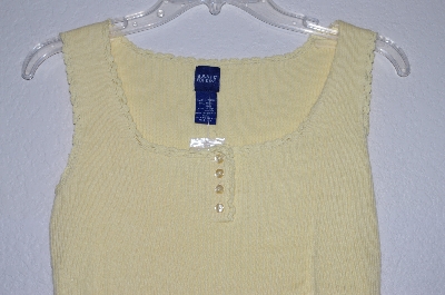 +MBADG #31-336   "Basic Edition Fancy Yellow Knit Tank"