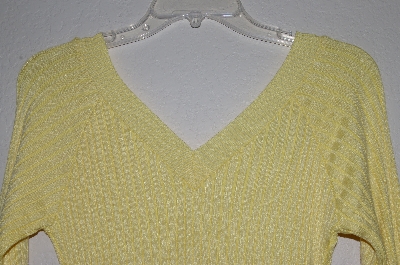 +MBADG #31-328  "Chadwicks Fancy Yellow Knit Sweater"