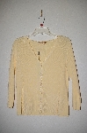 +MBADG #31-324  "Belldini Fancy Yellow Knit Cardigan"