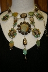 +The Mother Load Of Green Turquoise & Smokey Quartz Necklace