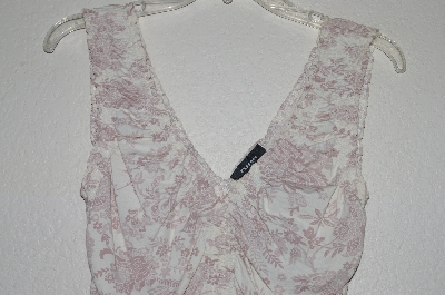 +MBADG #31-369  "Express Fancy Floral Stretch Top"