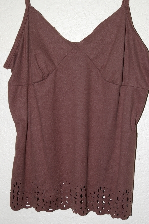 +MBADG #31-391  "Xhilaration Fancy Brown Suede Look Top"