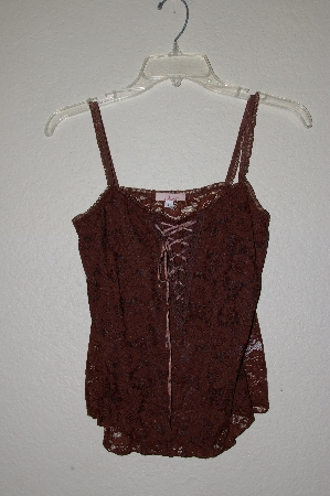 +MBADG #31-401  "Sele Fancy Brown Lace Top"