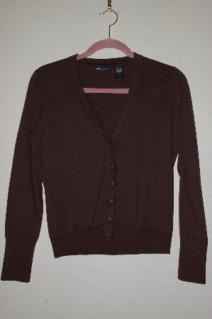 +MBADG #31-463  "Moda International Brown Stretch Cardigan"