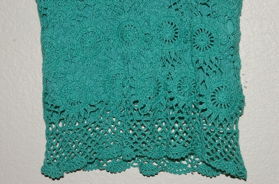 +MBADG #31-432  "J.A.C. Fancy Blue Crochet Tank"