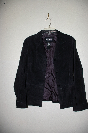 +MBADG #31-503  "Brandon Thomas Black Suede Jacket"