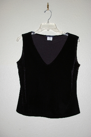 +MBADG #31-510  "Boston Proper Black Velvet TanK"