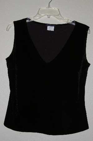 +MBADG #31-510  "Boston Proper Black Velvet TanK"